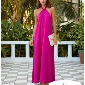 Vici Atiana Satin Halter Dress